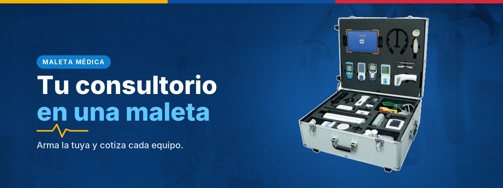 Maleta médica: tu consultorio en una maleta