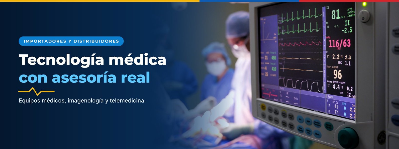 Tecnología médica con asesoría real