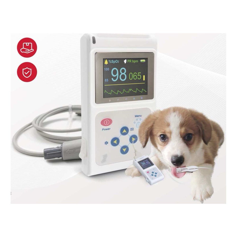 Oxímetro de pulso veterinario CMS60D-VET